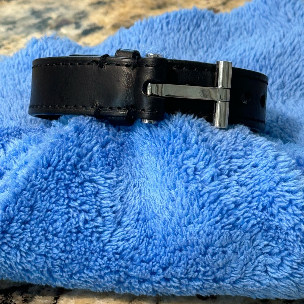 Men’s Leather T Ford “T” Bracelet